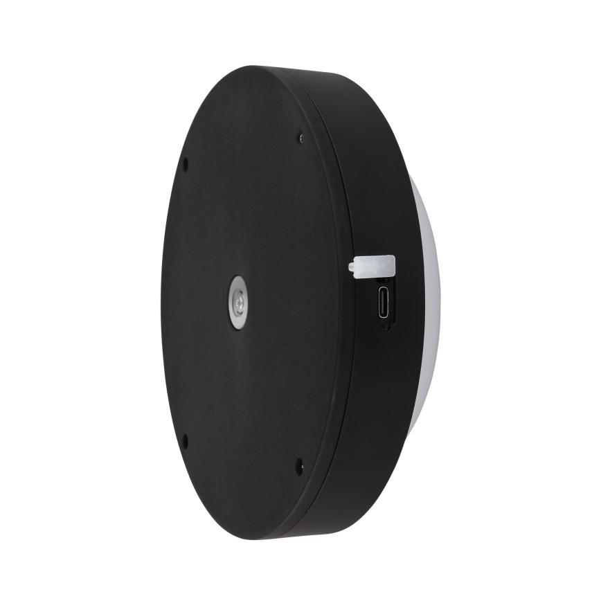 Globo - LED uppladdningsbar touch-vägglampa LED/1,2W/3,7V Ø 15 cm 1800 mAh svart