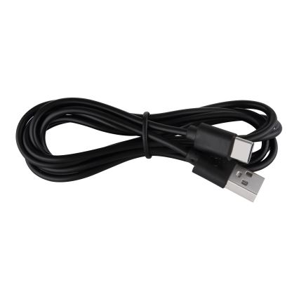 Globo - LED uppladdningsbar touch-vägglampa LED/1,2W/3,7V Ø 15 cm 1800 mAh svart