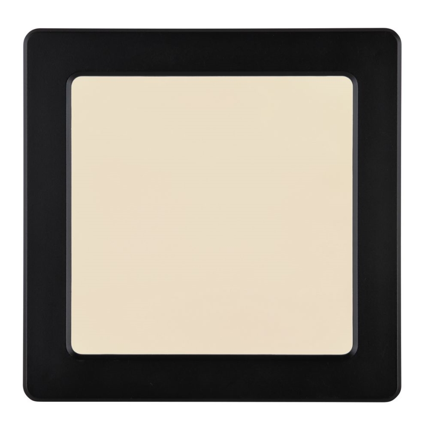 Globo  LED Taklampa LASSE LED/12W/230V 3000/4000/6500K svart