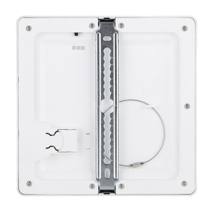 Globo  LED Taklampa LASSE LED/12W/230V 3000/4000/6500K svart