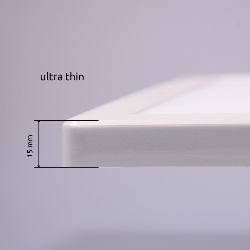 Globo  - LED Taklampa LASSE LED/24W/230V 3000/4000/6500K vit