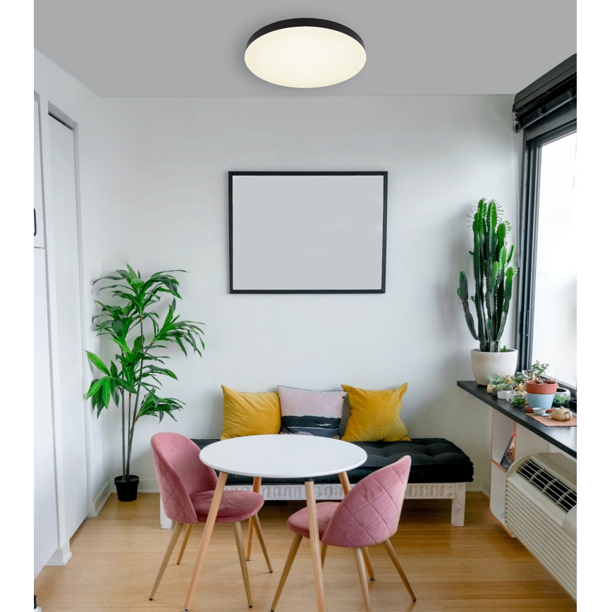 Globo - LED taklampa LED/50W/230V 3000K/4000K/6500K diameter 50 cm svart