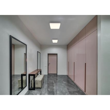 Globo - LED taklampa LED/12W/230V 4000K 22x22 cm vit