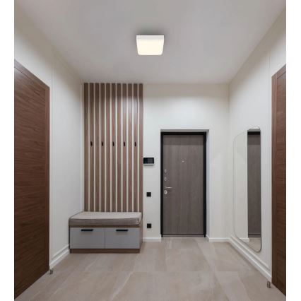 Globo - LED taklampa LED/8W/230V 4000K 12x12 cm vit