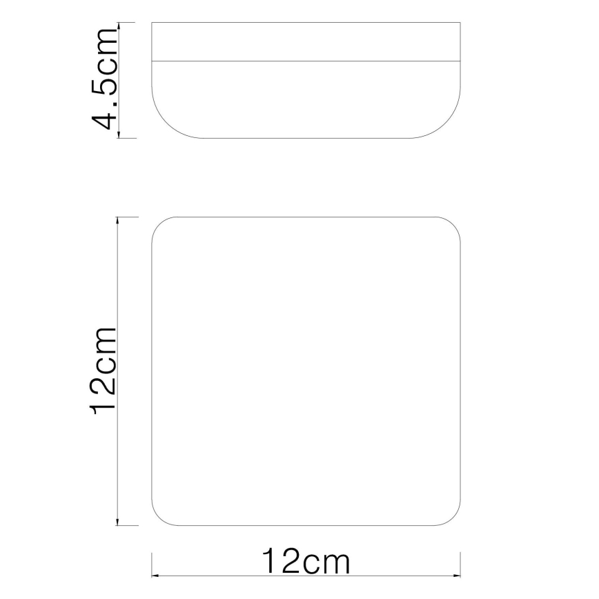 Globo - LED taklampa LED/8W/230V 4000K 12x12 cm vit