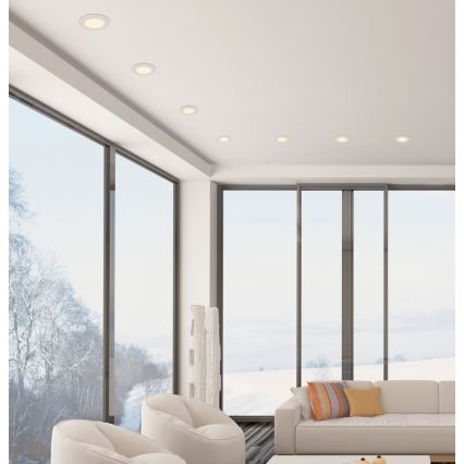 Globo - Infälld LED badrumsbelysning LED/6W/230V IP44