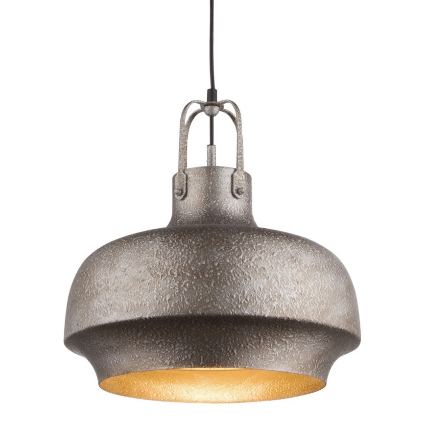Globo - Ljuskrona med textilsladd 1xE27/60W/230V