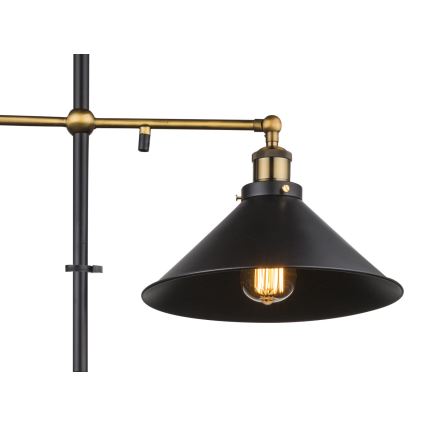 Globo 15053S - Golvlampa LENIUS 1xE27/60W/230V