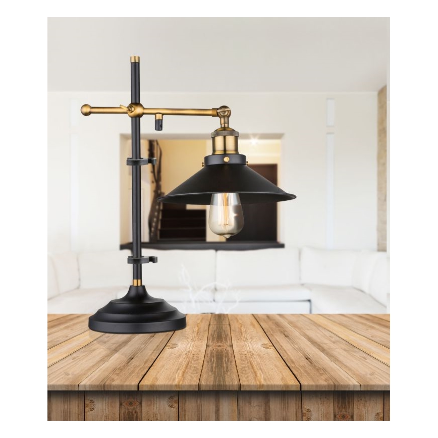 Globo 15053T - Bordslampa LENIUS 1xE27/60W/230V