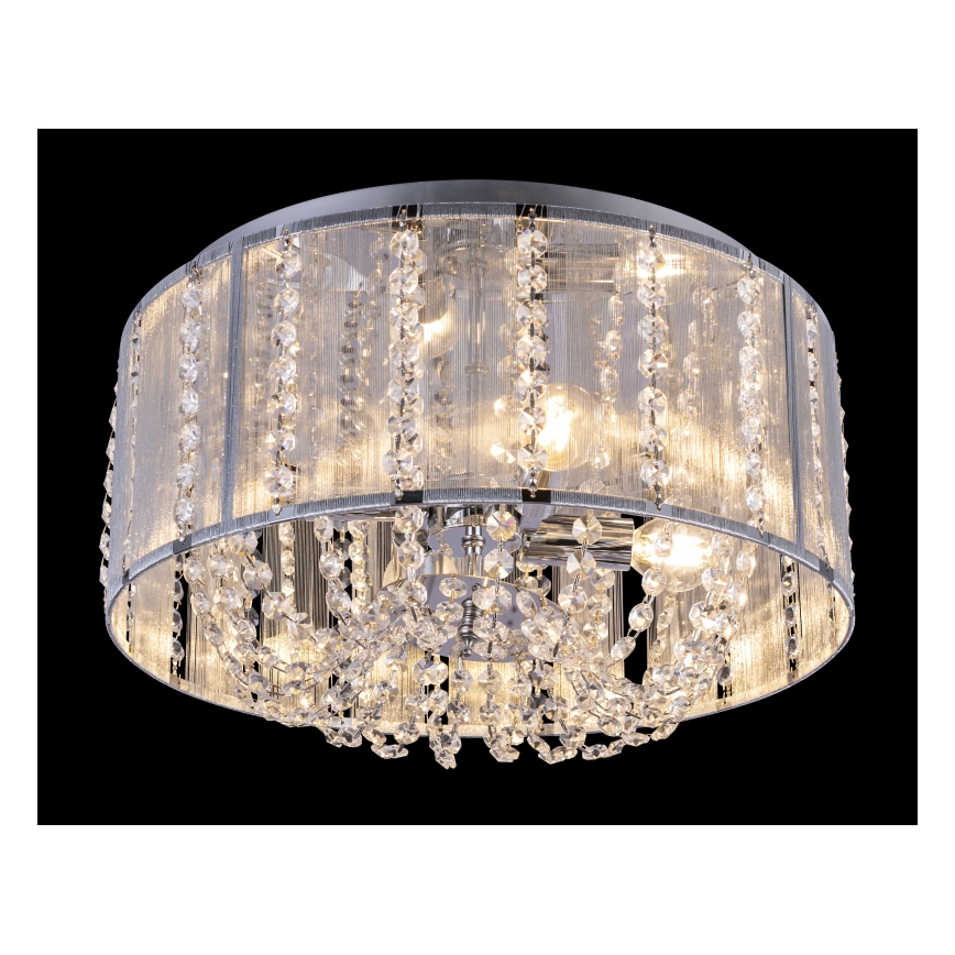 Globo 15091D - Kristallampa tak VäggA 4xE14/40W/230V