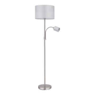 Globo 15185S4 - Golvlampa PACO 1xE27/40W/230V + 1xE14/25W