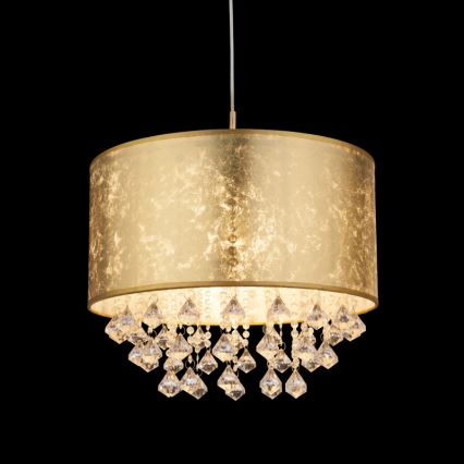 Globo - Ljuskrona med textilsladd 1xE27/60W/230V