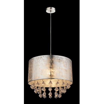 Globo - Ljuskrona med textilsladd 1xE27/60W/230V