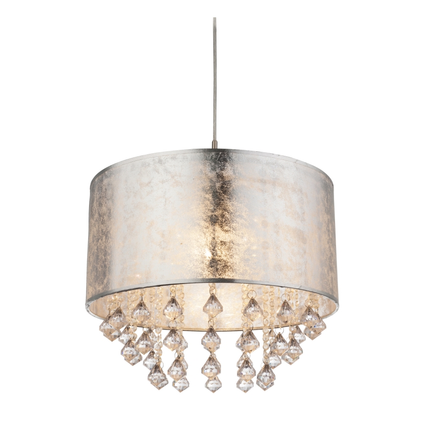 Globo - Ljuskrona med textilsladd 1xE27/60W/230V