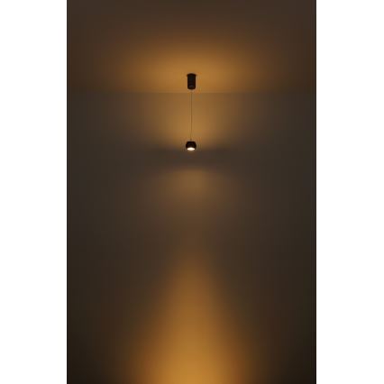 Globo - LED ljuskrona med textilsladd LED/6W/230V