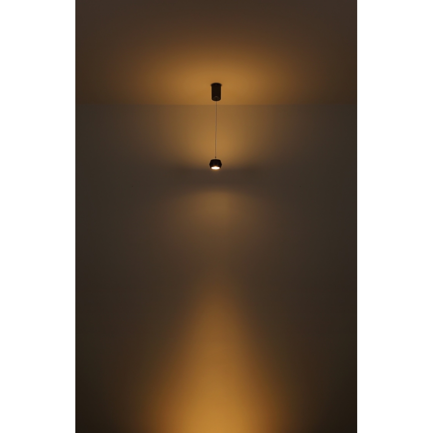 Globo - LED ljuskrona med textilsladd LED/6W/230V