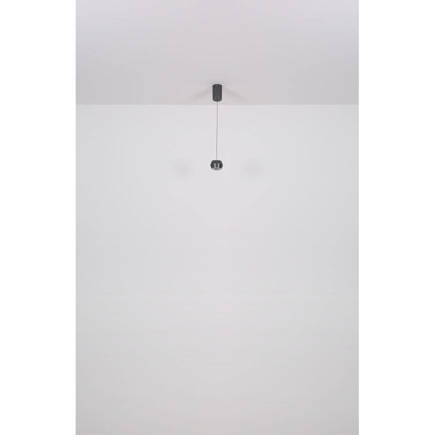 Globo - LED ljuskrona med textilsladd LED/6W/230V