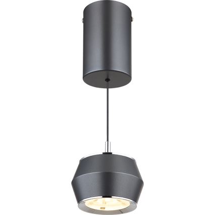 Globo - LED ljuskrona med textilsladd LED/6W/230V