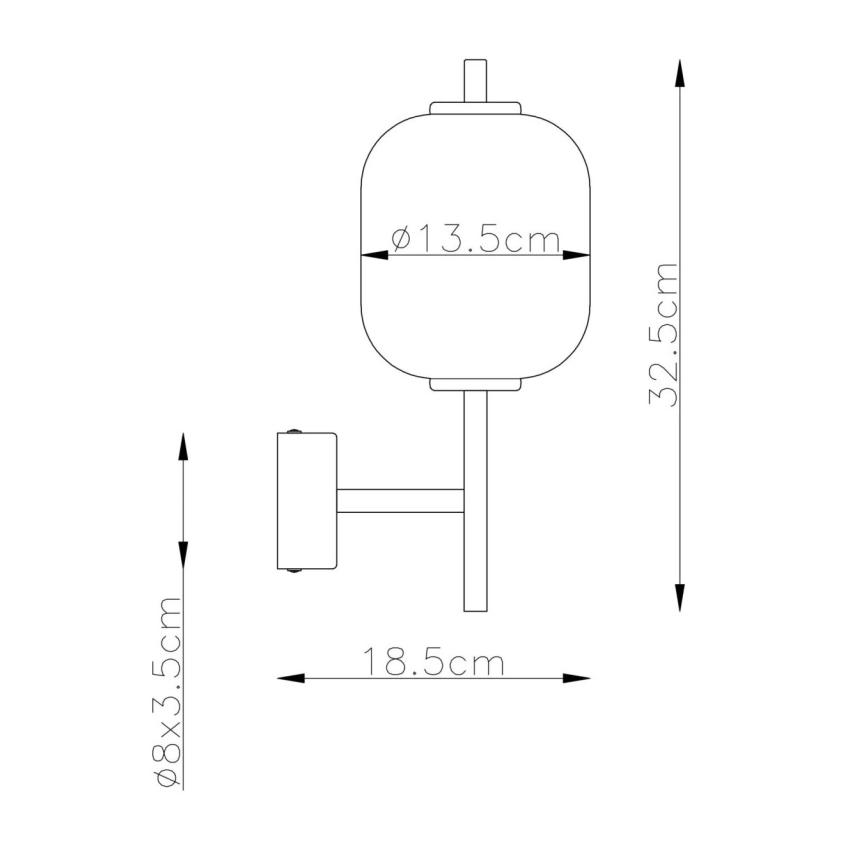 Globo - LED väggbelysning LED/7W/230V