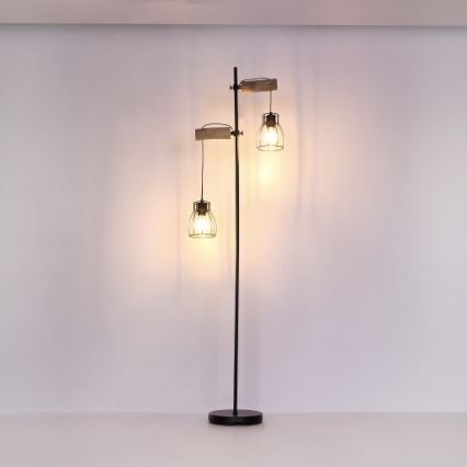 Globo 15326-2SN - Golvlampa MINA 2xE27/40W/230V