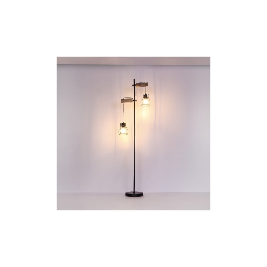 Globo 15326-2SN - Golvlampa MINA 2xE27/40W/230V