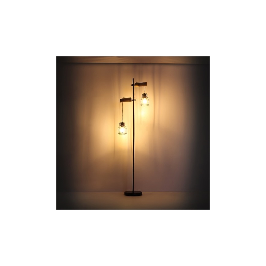 Globo 15326-2SN - Golvlampa MINA 2xE27/40W/230V