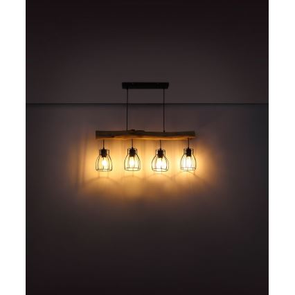 Globo - Taklampa med 4xE27/40W/230V