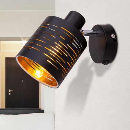 Globo 15342-1 - Väggbelysning TUNNO 1xE14/15W/230V