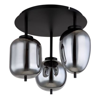 Globo - Taklampa 3xE14/40W/230V svart