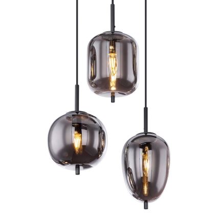 Globo - Taklampa med 6xE14/40W/230V svart