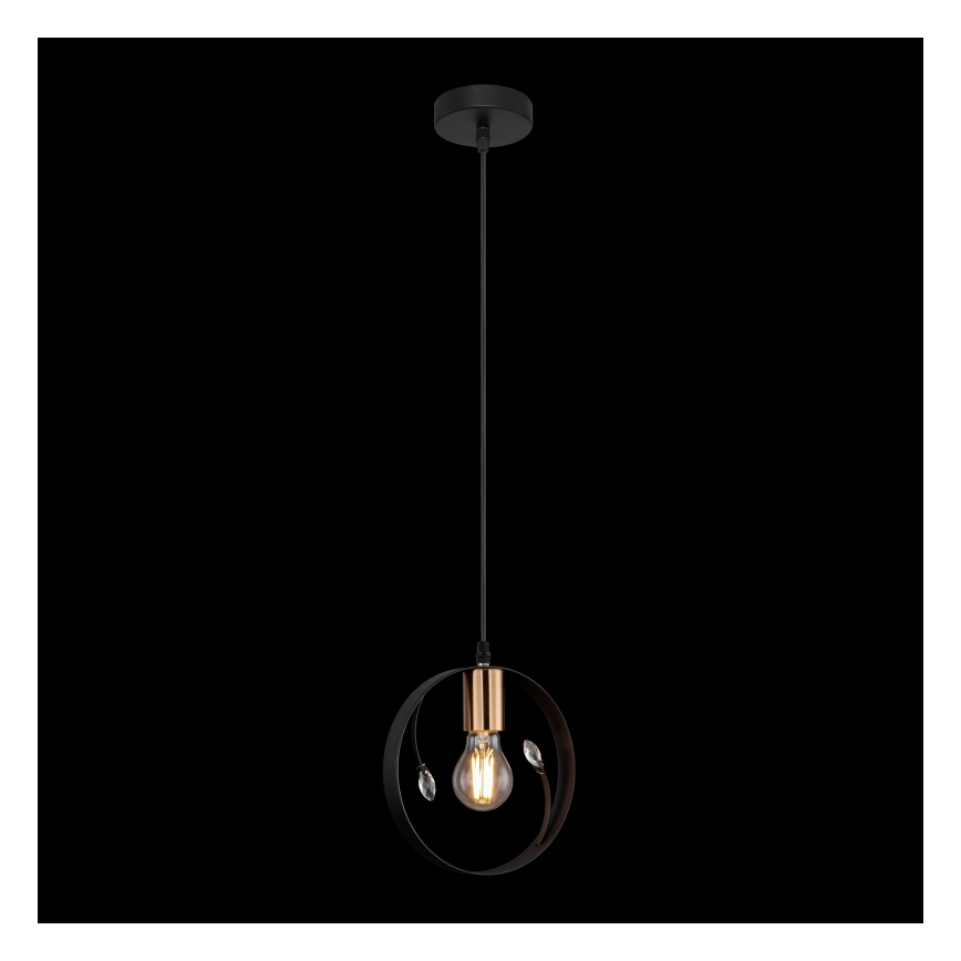 Globo 15346-1 - Ljuskrona med snöre VIGO 1xE27/60W/230V