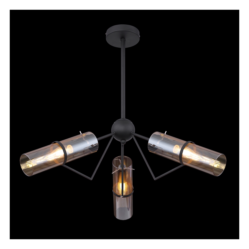 Globo 15353-3D - Hängande Ljuskrona GIJON 3xE14/40W/230V