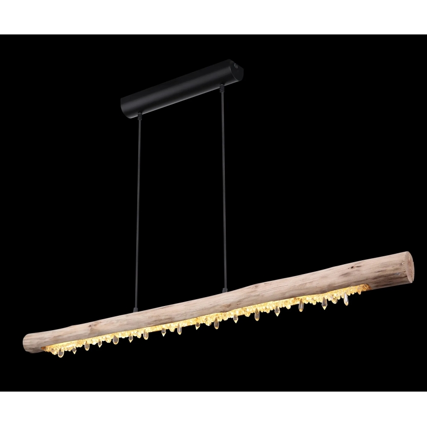 Globo 15354-20 - Dimbar LED-pendel på vajer FELICITAS LED/25W/230V beige