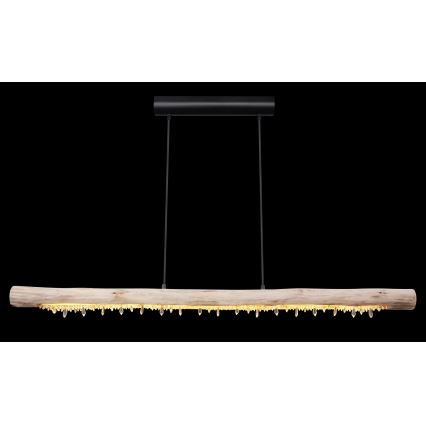 Globo 15354-20 - Dimbar LED-pendel på vajer FELICITAS LED/25W/230V beige