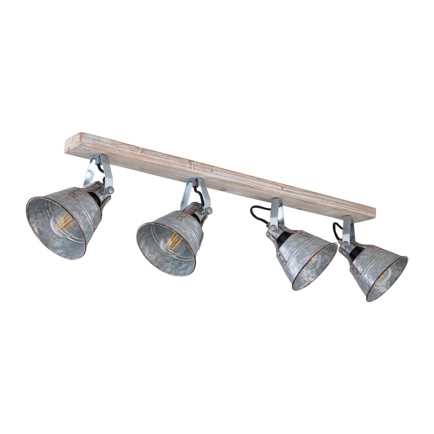 Globo - Spotlight 4xE27/60W/230V gran