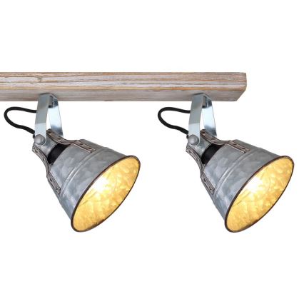 Globo - Spotlight 4xE27/60W/230V gran