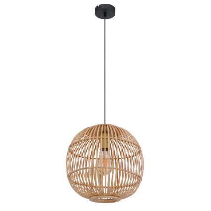 Globo - Taklampa med 1xE27/60W/230V i bambu
