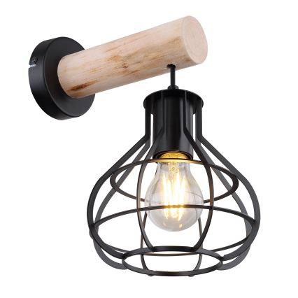 Globo 15388W - Väggbelysning CLASTRA 1xE27/60W/230V