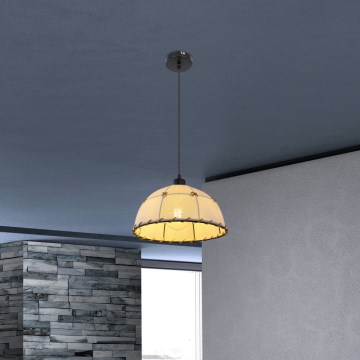 Globo 15442H - Chandeleir med snöre REX 1xE27/60W/230V