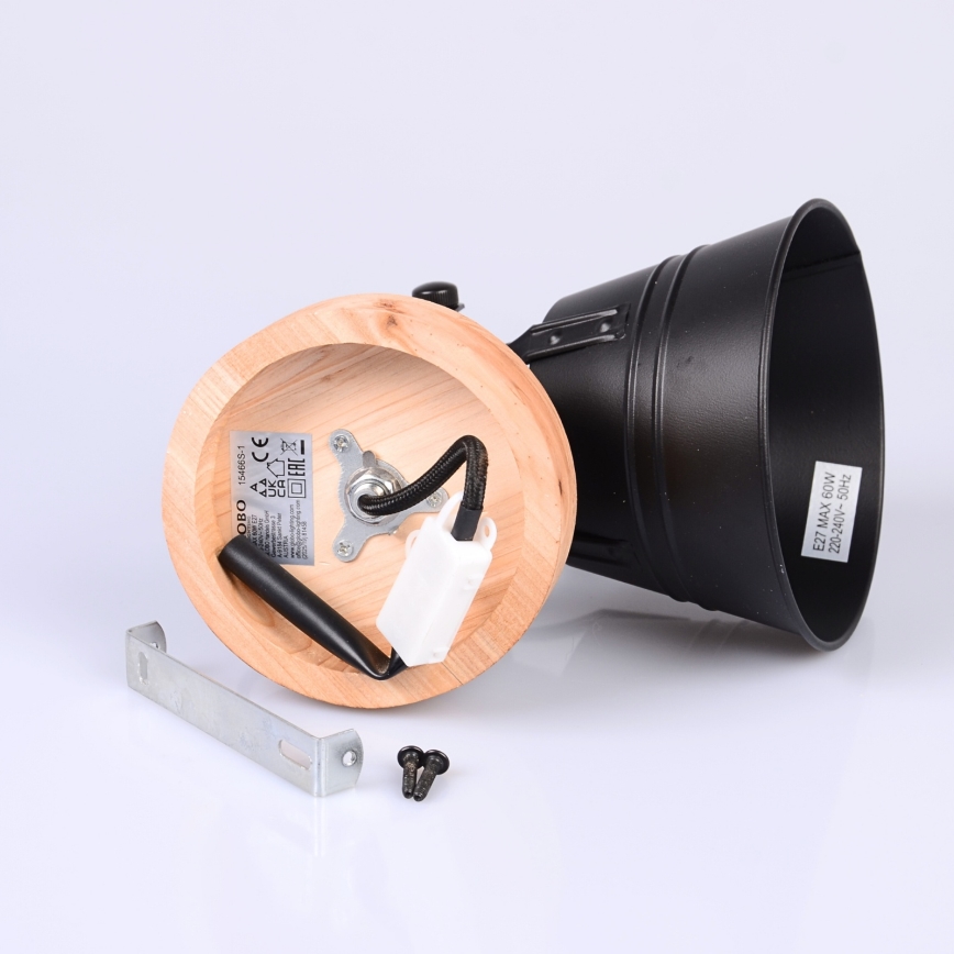 Globo - Väggspotlight 1xE27/60W/230V gran