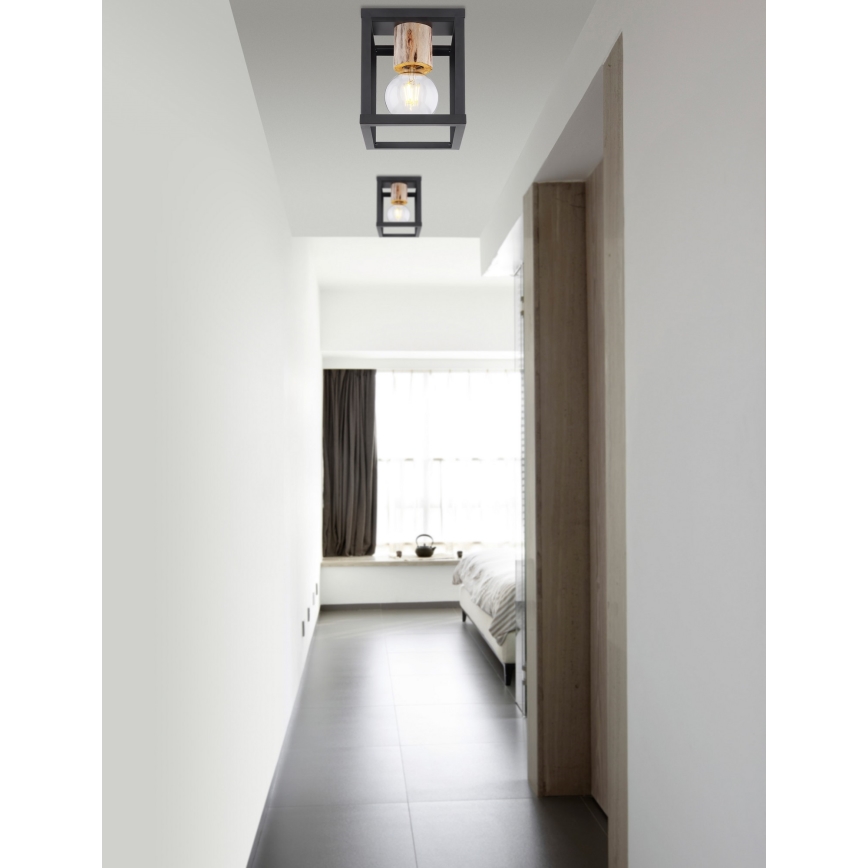 Globo 15476D - Takbelysning HAGAR 1xE27/60W/230V