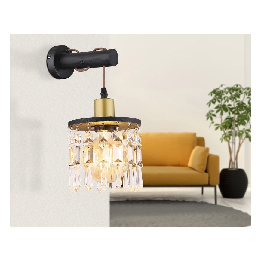 Globo 15533W - Vägglampa COMMA 1xE27/40W/230V