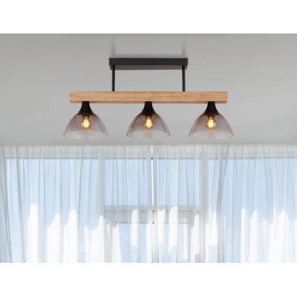 Globo - Fäst ljuskrona 3xE14/15W/230V tall