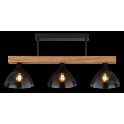 Globo - Fäst ljuskrona 3xE14/15W/230V tall