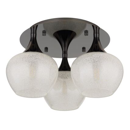 Globo - Ytmonterad ljuskrona 3xE27/40W/230V antracit