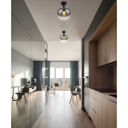 Globo - Taklampa 1xE27/40W/230V rökt