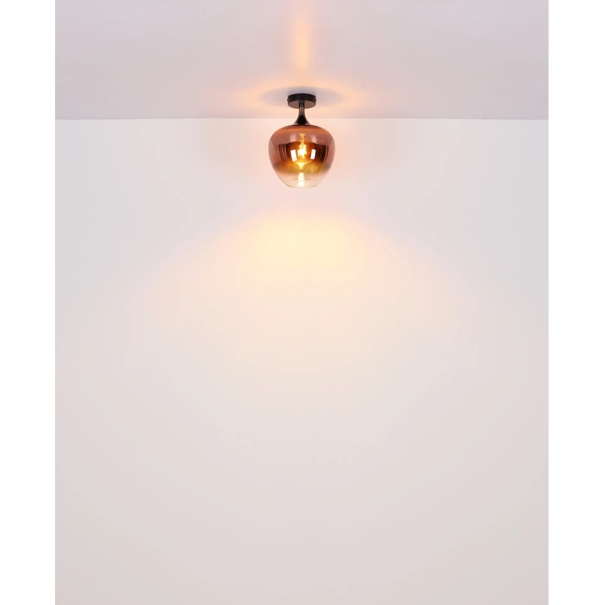 Globo - Taklampa 1xE27/40W/230V koppar