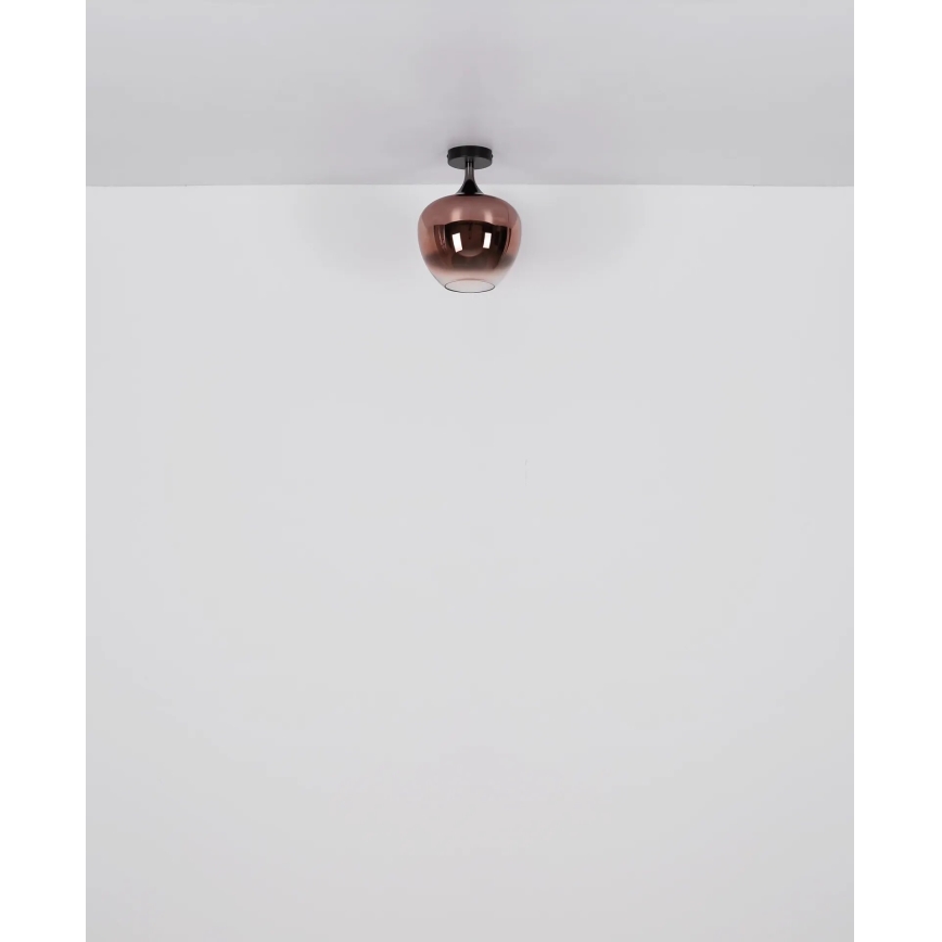 Globo - Taklampa 1xE27/40W/230V koppar