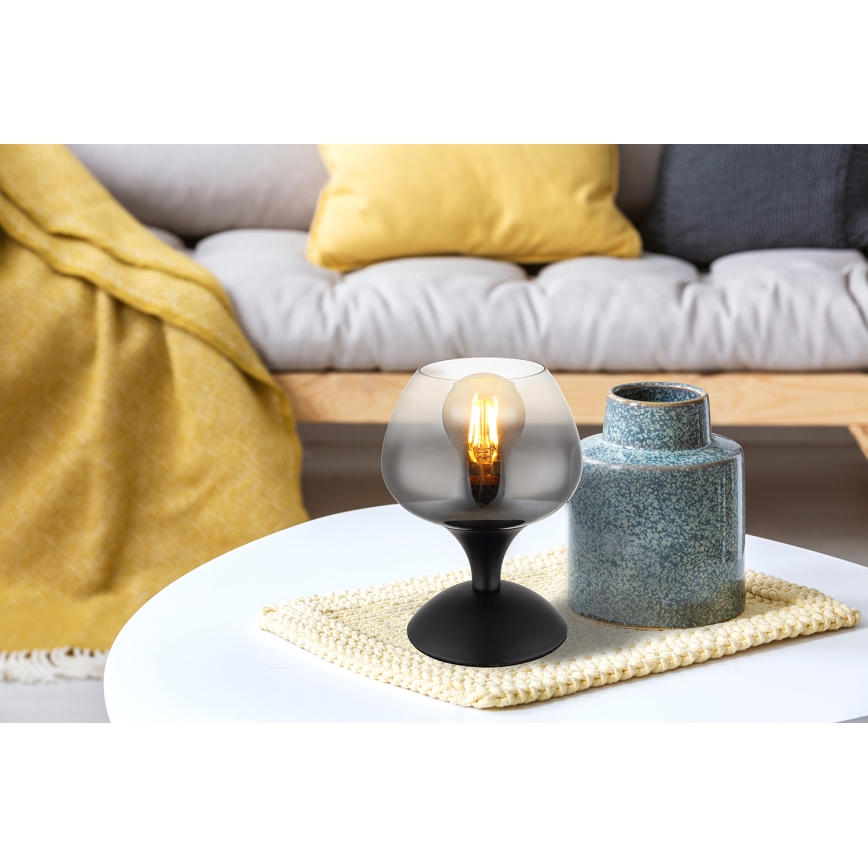 Globo - Bordslampa 1xE27/40W/230V svart