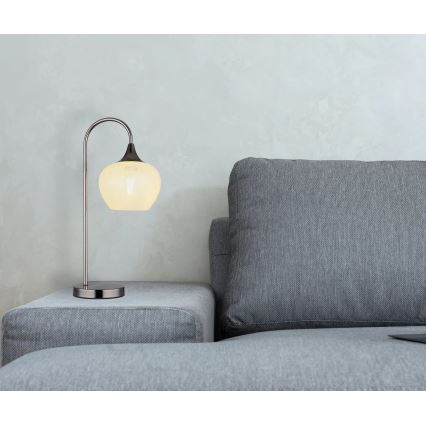 Globo - Bordslampa 1xE27/40W/230V vit/antracit